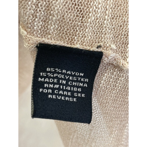 Verve Ami Open Front cardigan dusty rose colored Sweater Womens Large (M27) NWTs - Picture 4 of 6